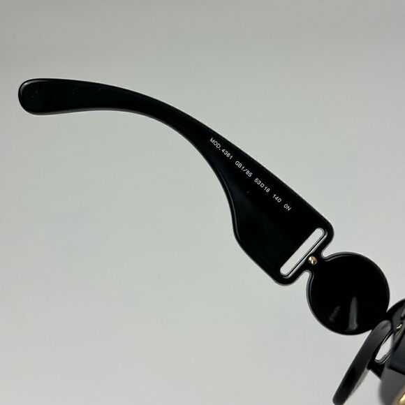 VERSACE Sunglasses VE4361 GB1/85 Black Yellow Unisex NEW - Picture 5 of 12